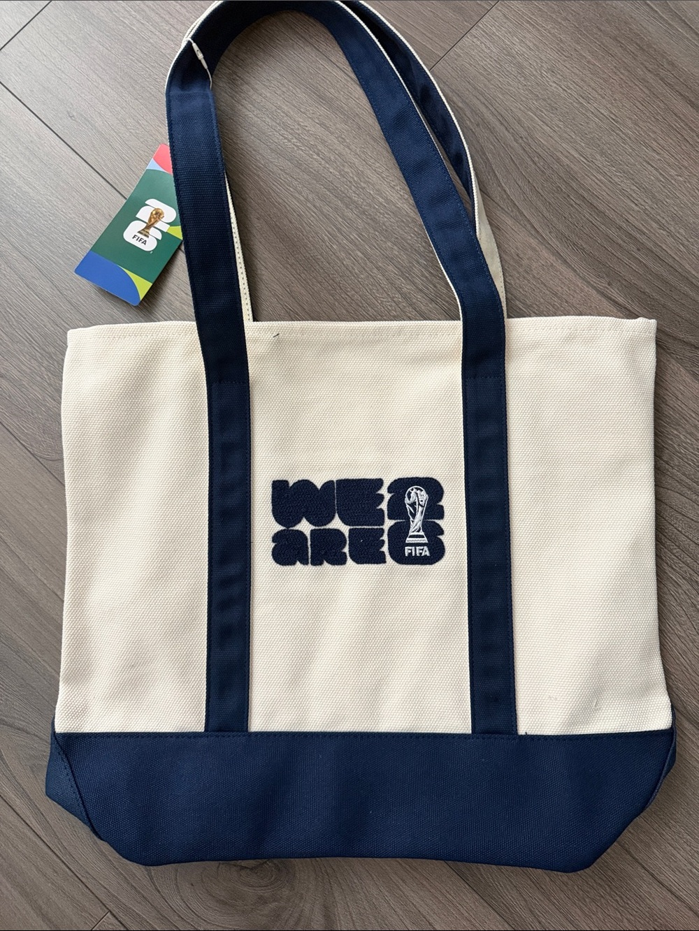 NWT FIFA World Cup ‘26 Logo Canvas Medium Tote